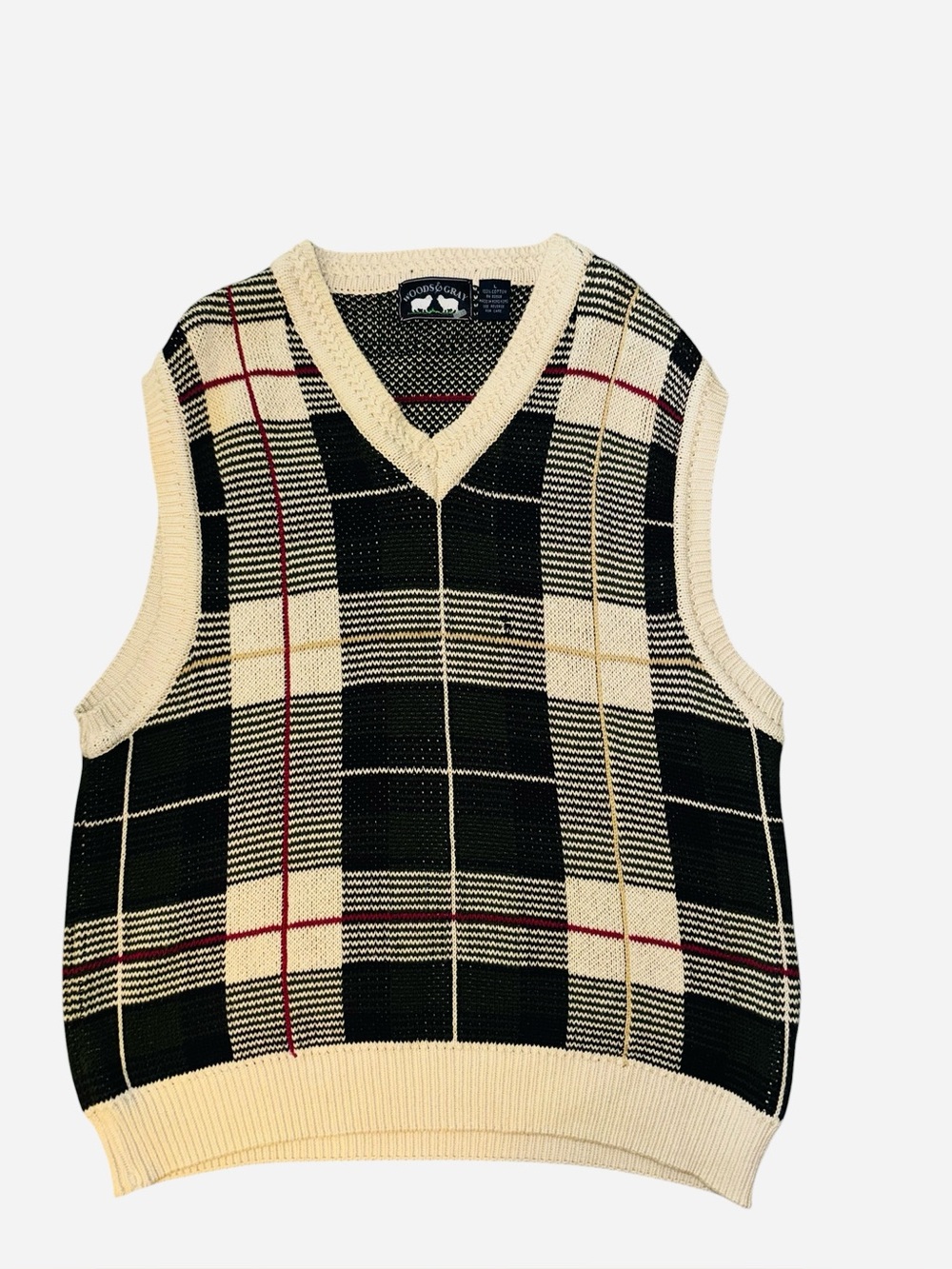 Woods & Gray Cotton Academia Grandpa Sweater Vest